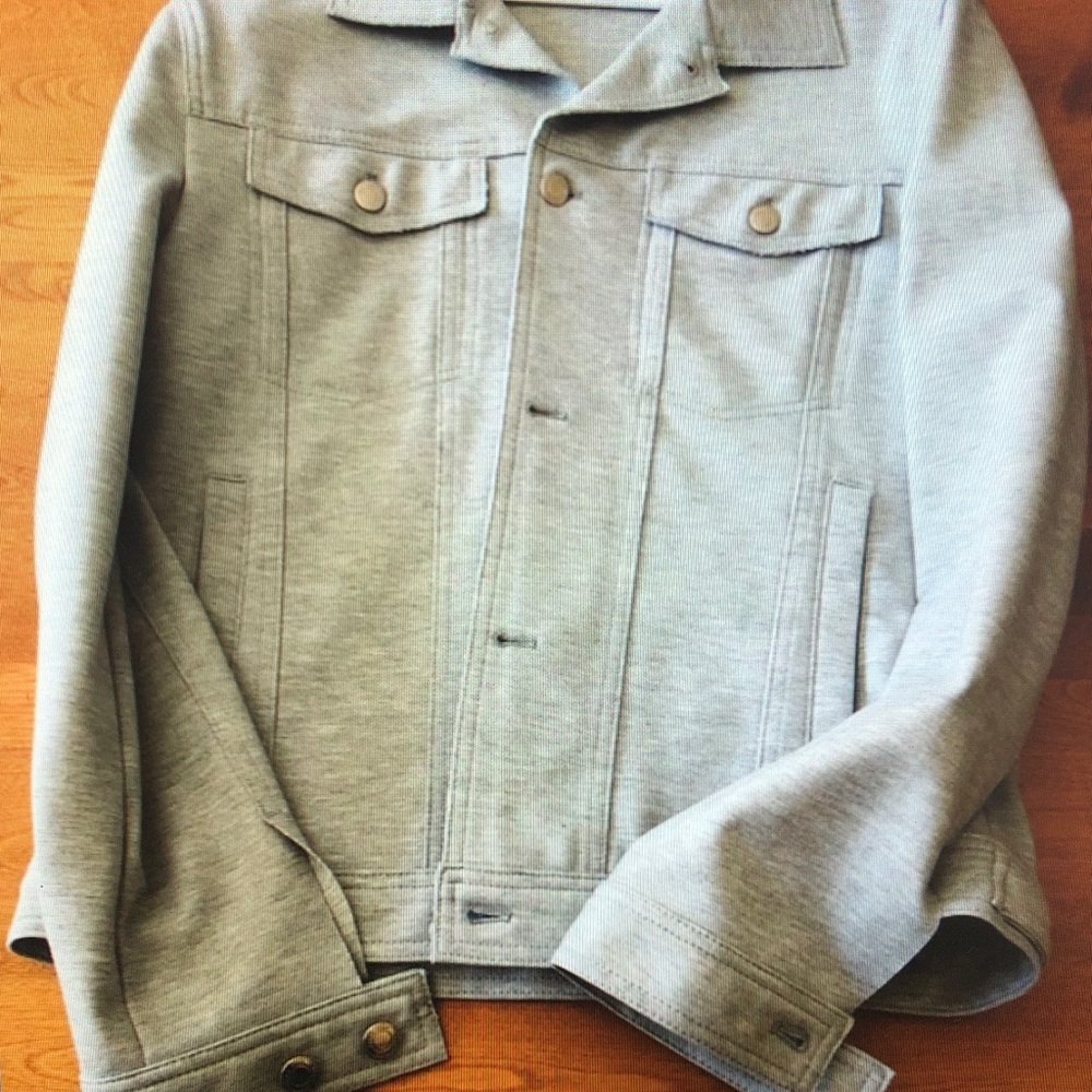 Men's Gray Denim Jacket